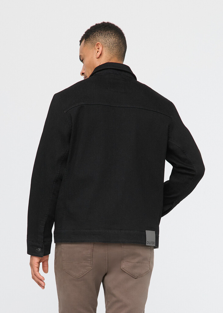 DU/ER - Tech Fleece Denim Jacket - Black - black