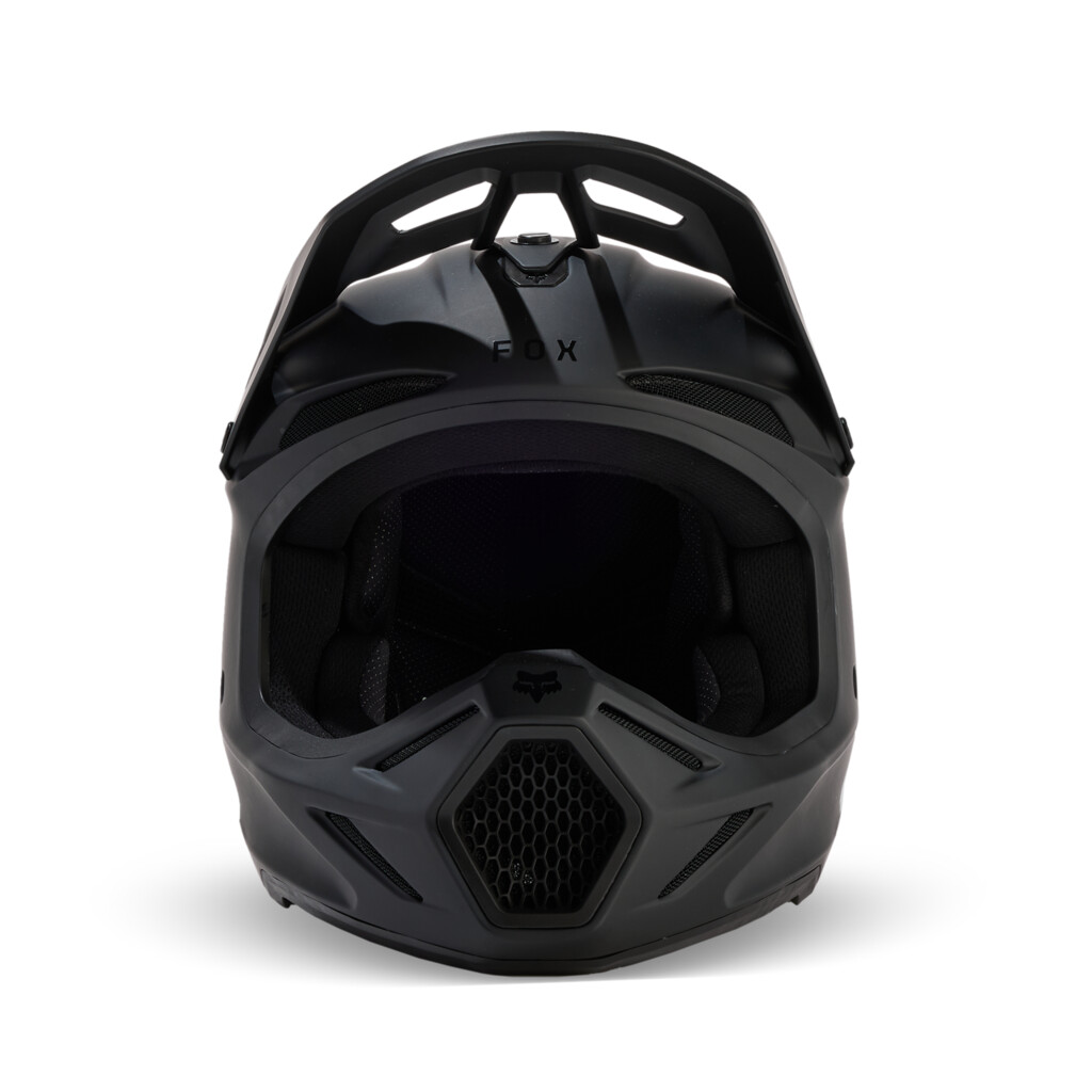 Fox Racing - Yth V3 Solid Helmet - matte black