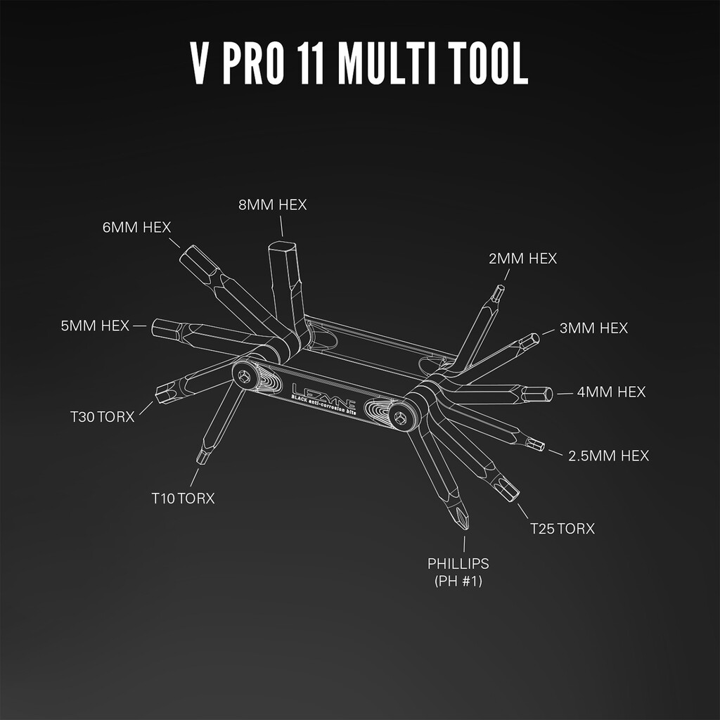 Lezyne - V Pro 11 - black