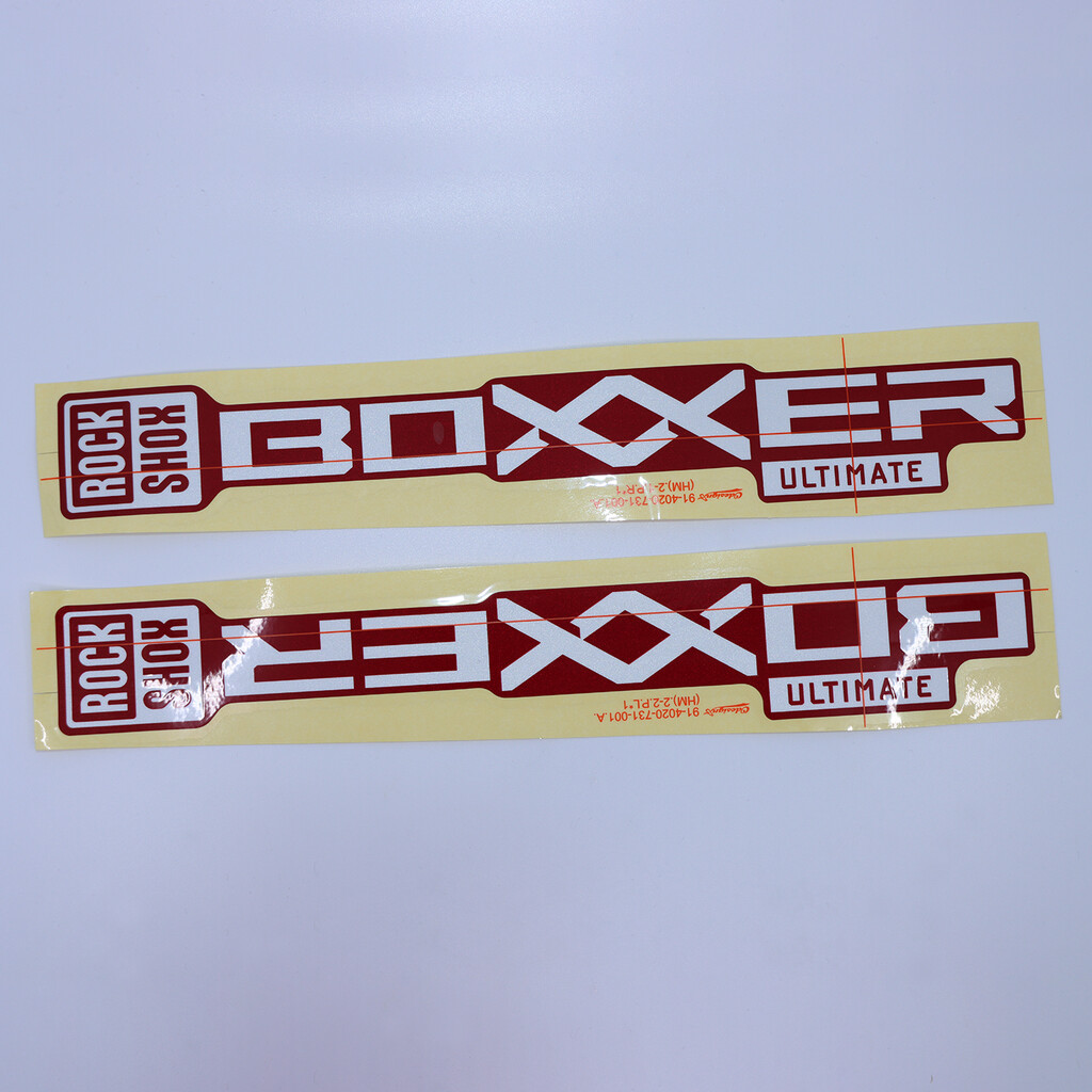 Rock Shox - Fork Decal Kit, BoXXer 38mm 2024+ silver for red - N/A