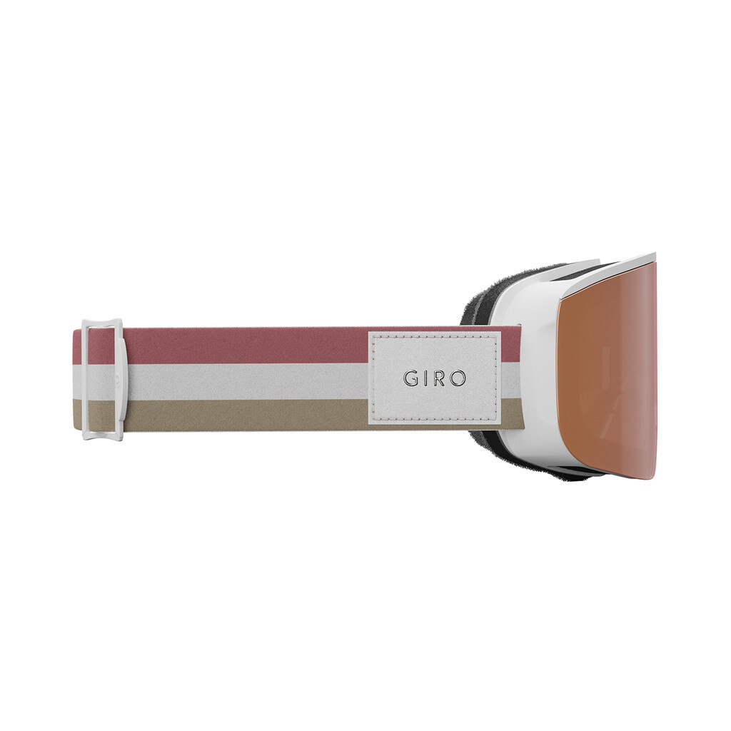 Giro Eyewear - Ella Vivid Goggle - white lx stripe;vivid rose gold S2;+S1 - one size