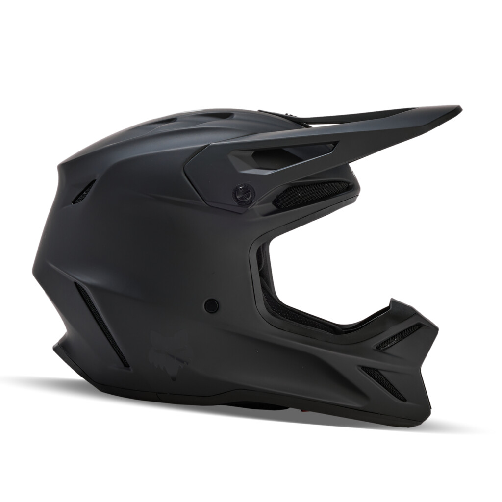 Fox Racing - Yth V3 Solid Helmet - matte black