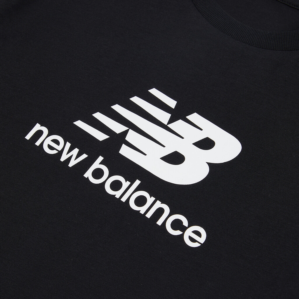 New Balance - B New Balance Jersey Stacked Logo Tee - nb caviar