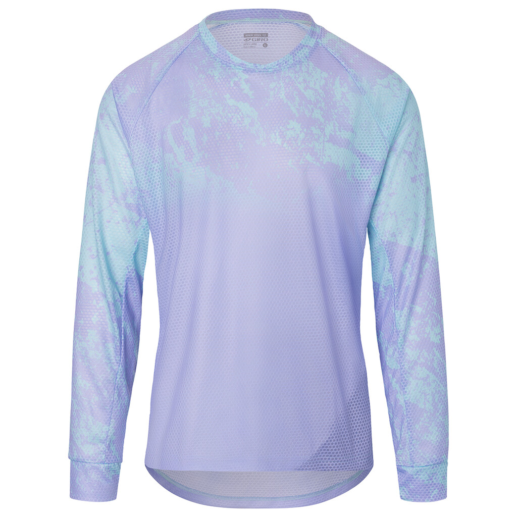 Giro Textil - M Roust LS Jersey - light lilac/light mineral descent