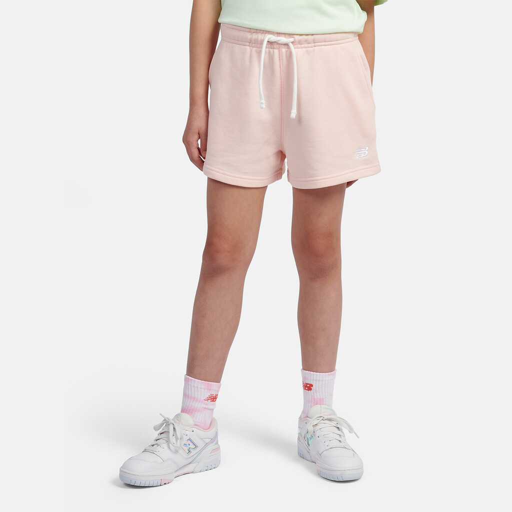 New Balance - G New Balance French Terry Small Logo Short - pink haze