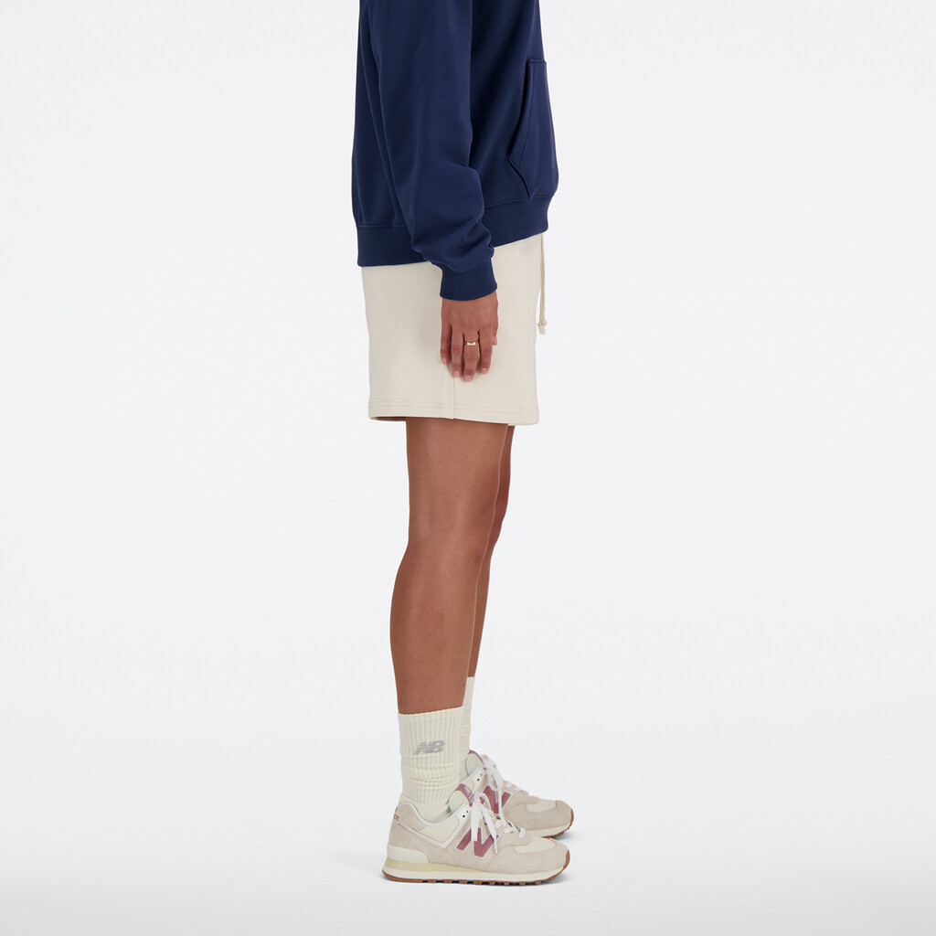 New Balance - W NB Athletics French Terry Short - linen