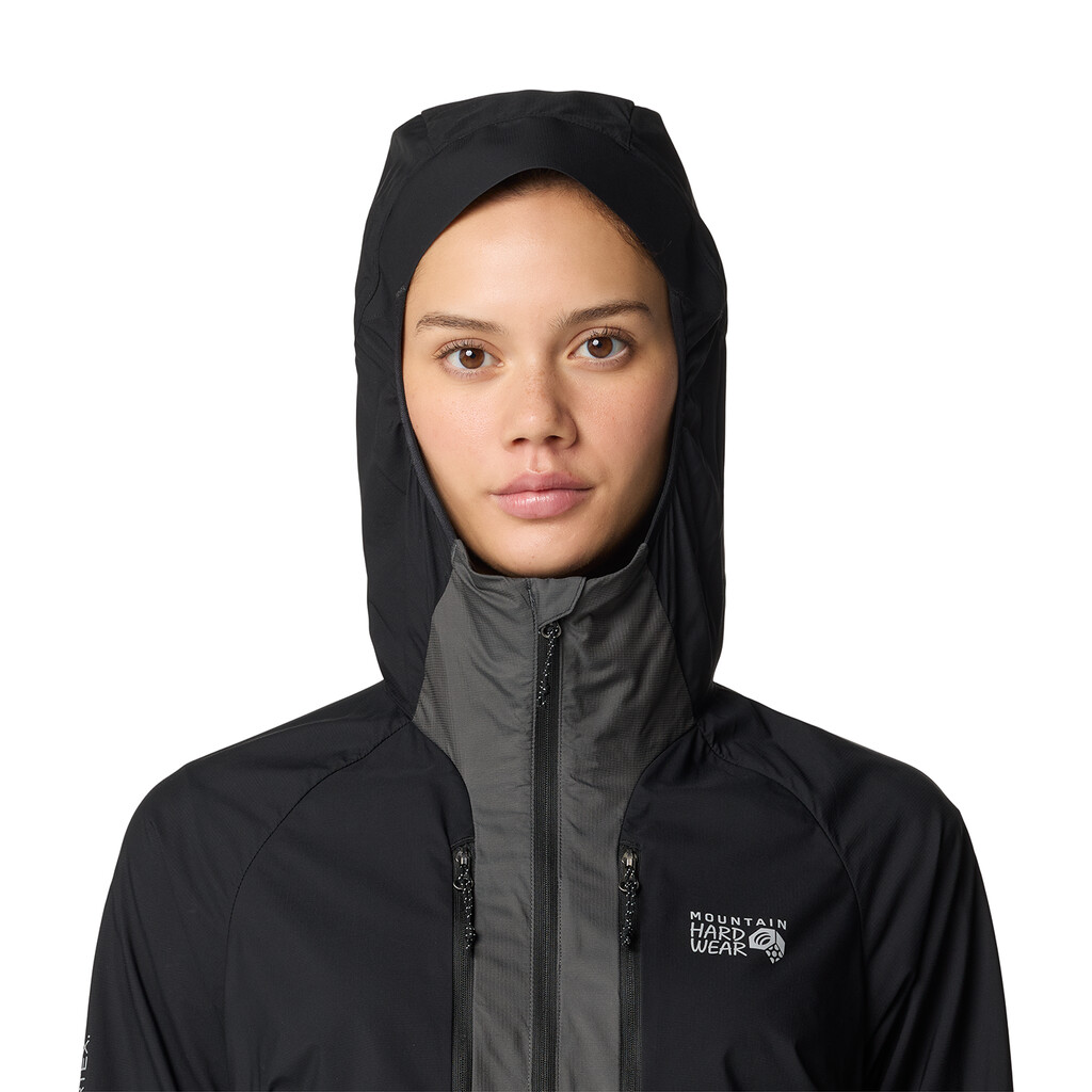 Mountain Hardwear - W Kor AirShell™ Hybrid Hooded Jacket - black, volcanic 010