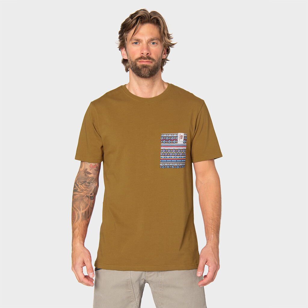 Elevenate - M Marea Tee  - mustard brown