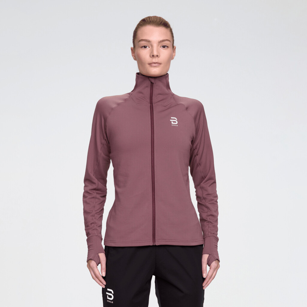 Daehlie - W Full Zip Davos - wild berry