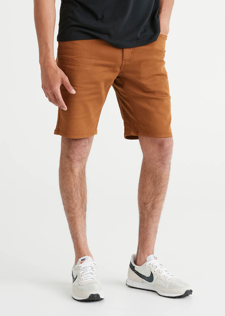 DU/ER - No Sweat Slim Short - 10 inch - amber