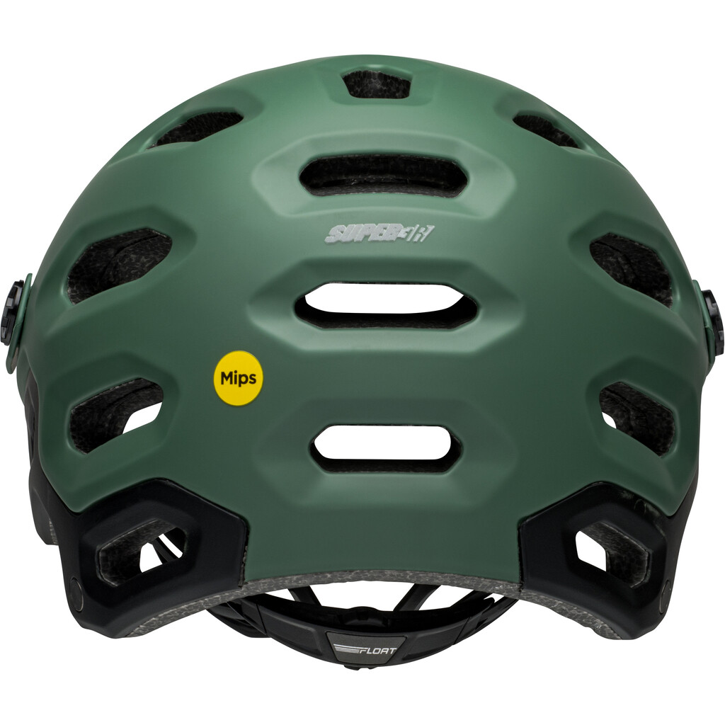 Bell - Super 3R MIPS Helmet - matte dark green/infrared