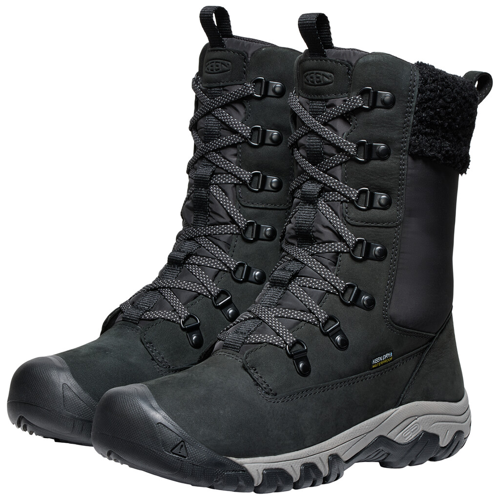 KEEN - W Greta Tall Boot WP - black/black