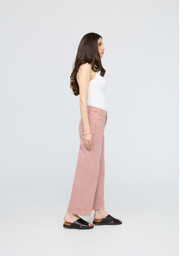 DU/ER - W LuxTwill High Rise Trouser - soft rose