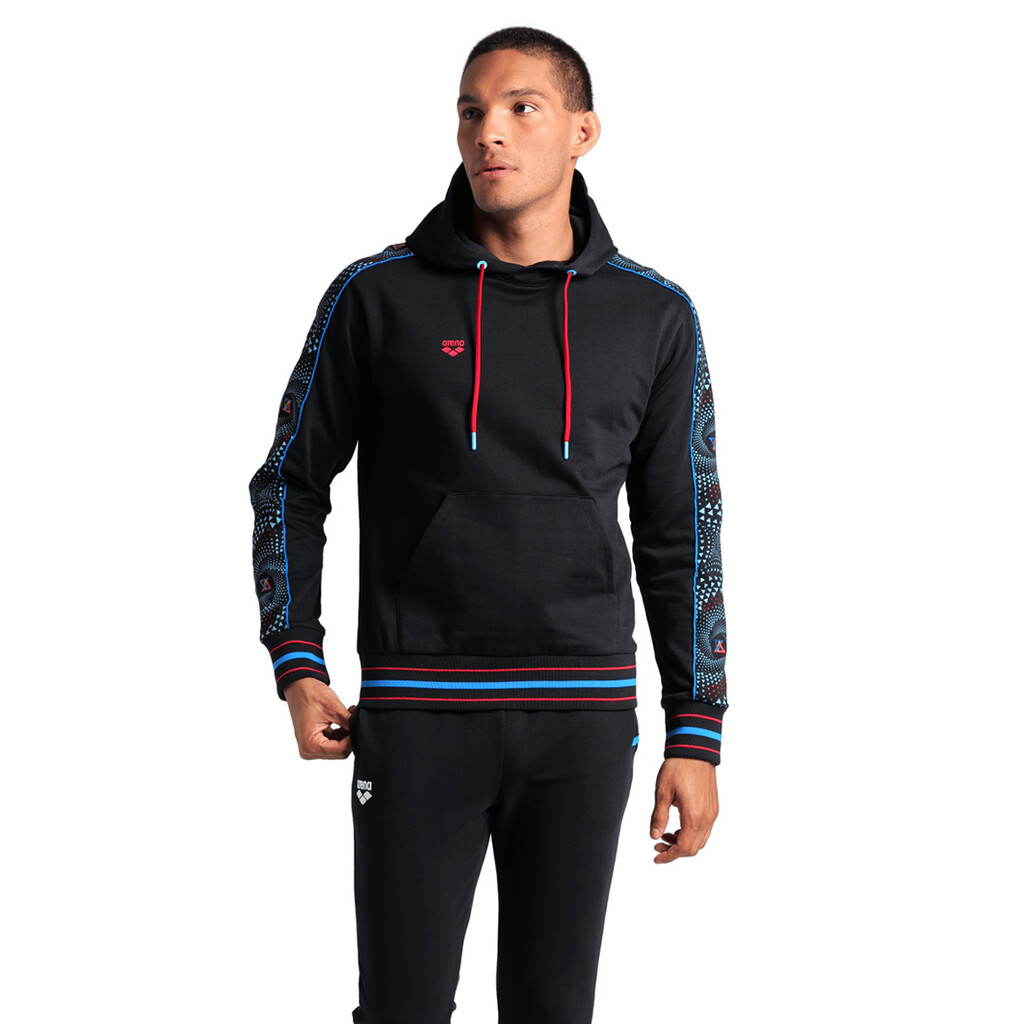 Arena - Arena Fireflow Hooded Sweat Inserts - black/black multi