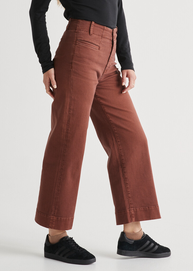 DU/ER - W LuxTwill High Rise Trouser - copper