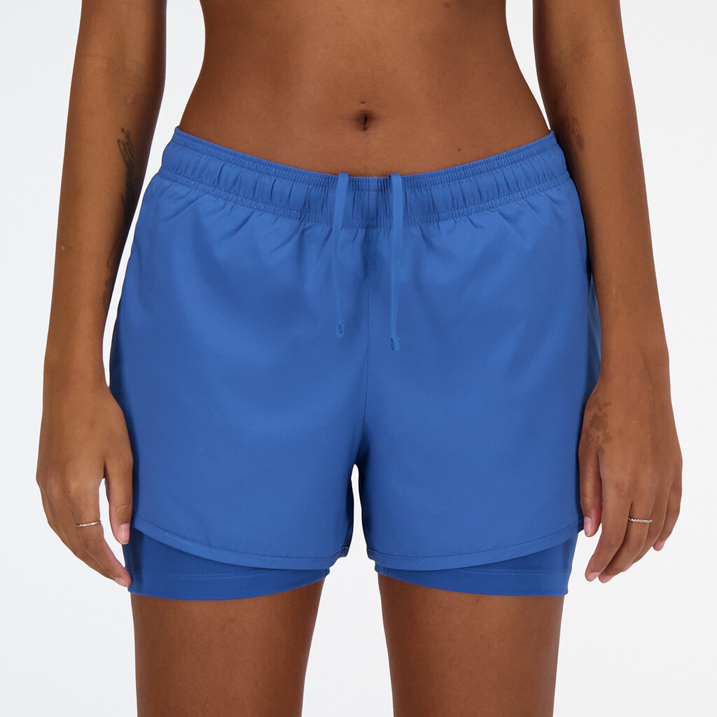 New Balance - W Sport Essentials 2 In 1 Short 3 Inch - blue agate