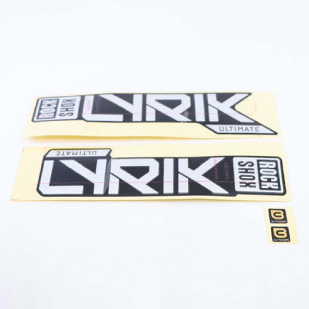 Rock Shox - Fork Decal Kit, Lyrik Ultimate 2023+ silver for black - N/A