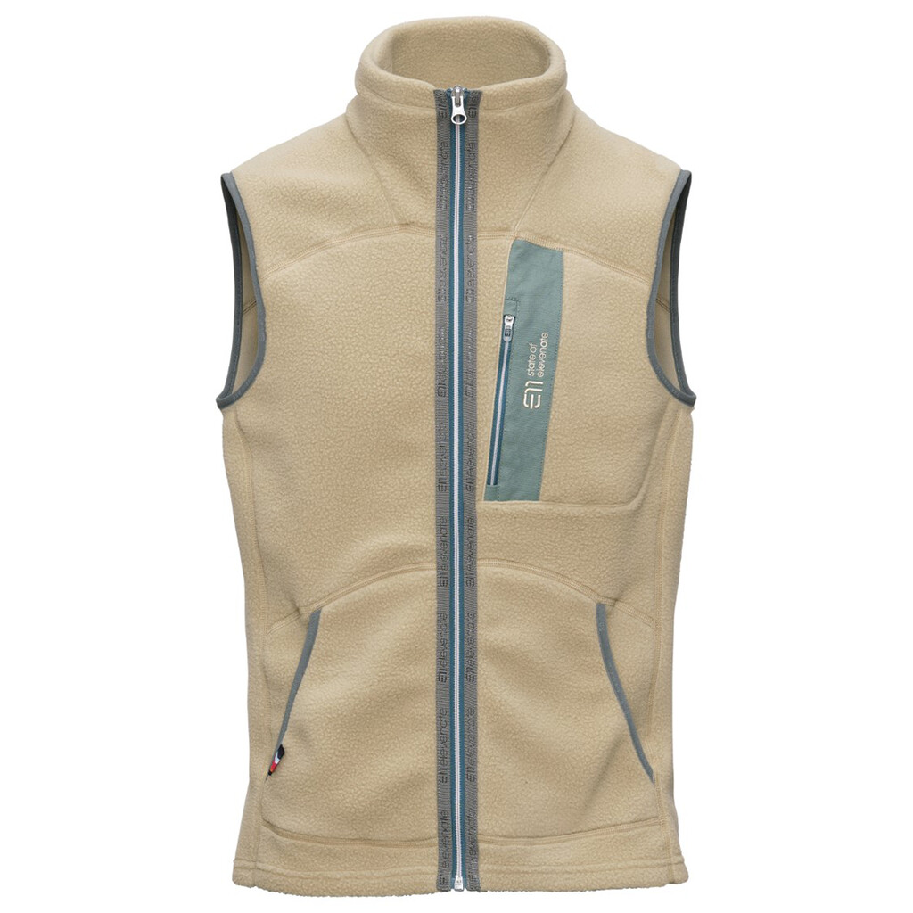 Elevenate - W Canyon Pile Fleece Vest  - Safari