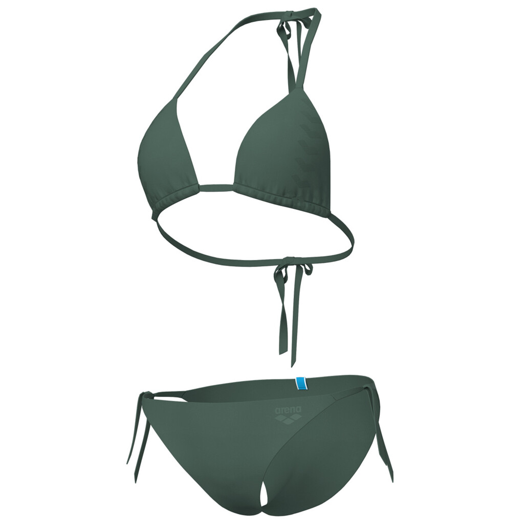 Arena - W Arena Team Stripe String Bikini Triangle - sage