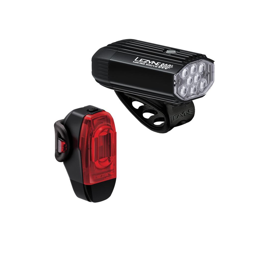 Lezyne - Micro Drive 800+ / Ktv Drive+ Pair - satin black