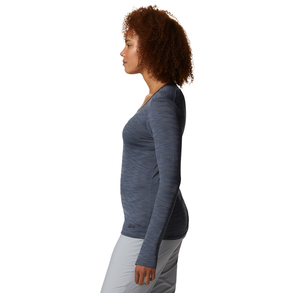 Mountain Hardwear - W Mighty Stripe™ Long Sleeve - blue slate 417