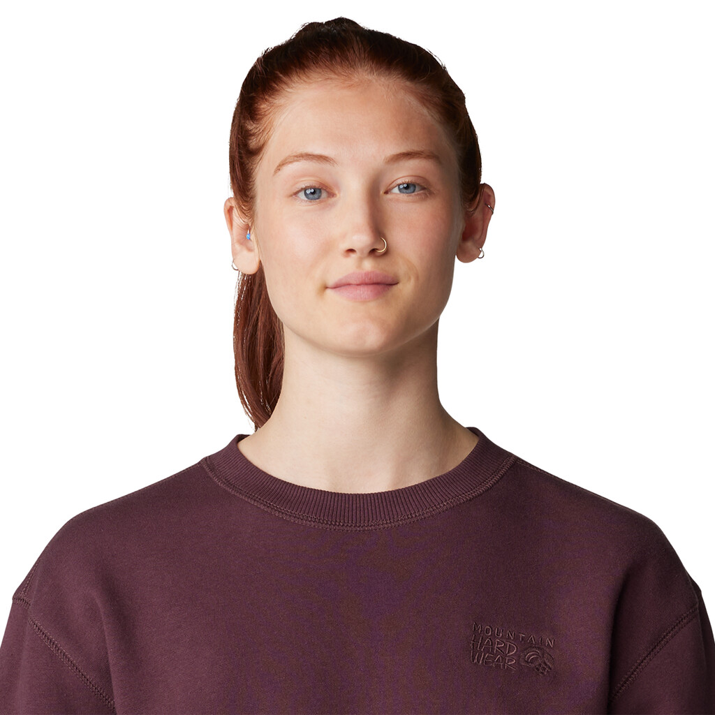 Mountain Hardwear - W MHW Logo Pullover Crew - blackberry 513