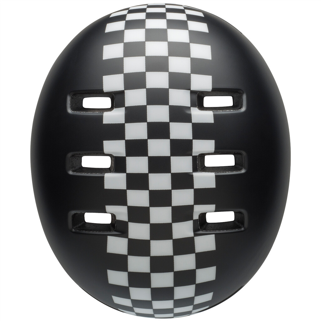 Bell - Lil Ripper Helmet - matte black/white checkers