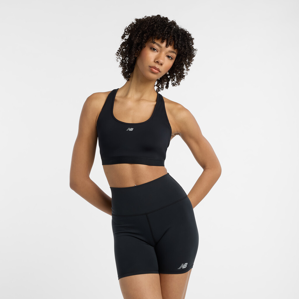 New Balance - W NB Essential Run Bra - black