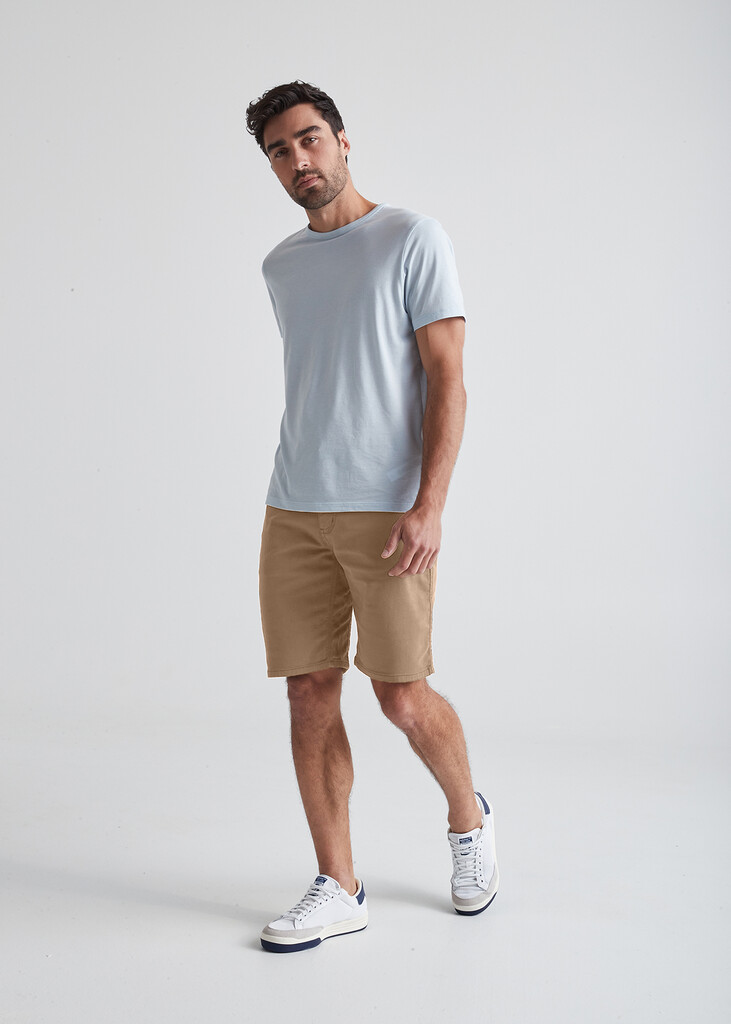 DU/ER - No Sweat Relaxed Short - 10 inch - desert khaki