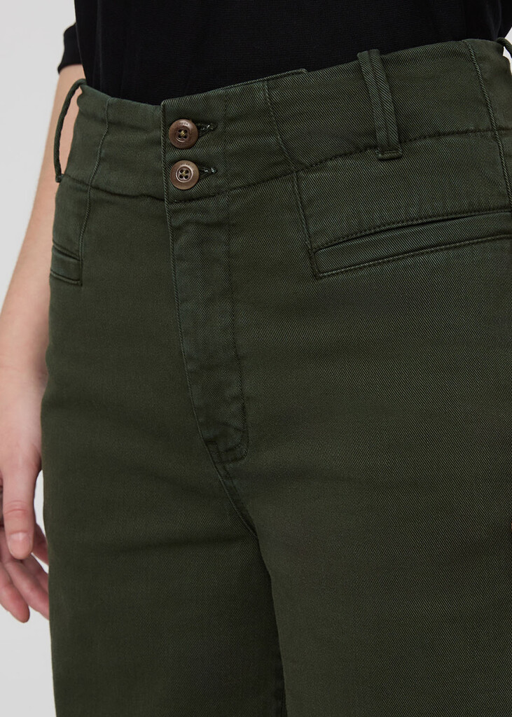 DU/ER - W LuxTwill High Rise Trouser - peat