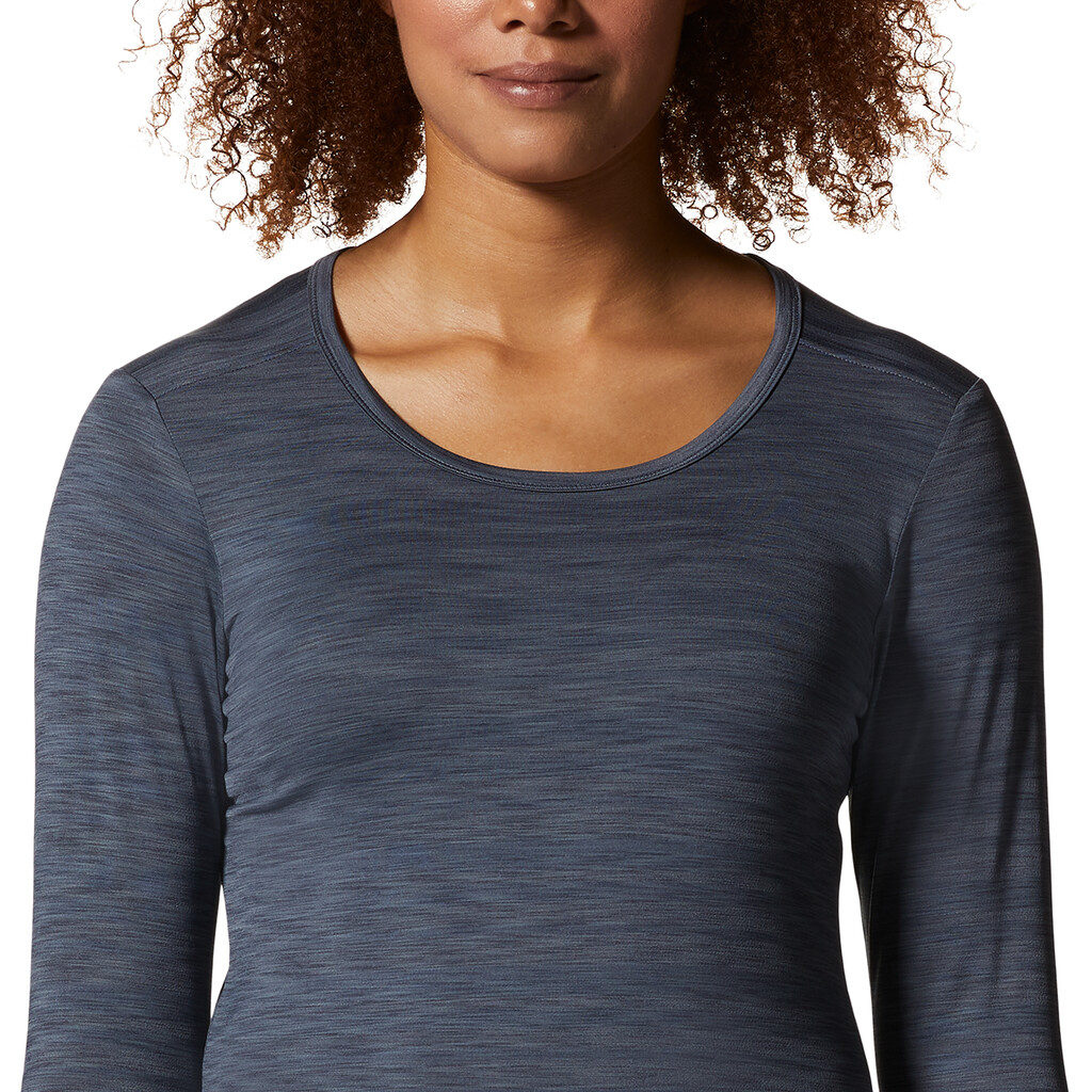 Mountain Hardwear - W Mighty Stripe™ Long Sleeve - blue slate 417