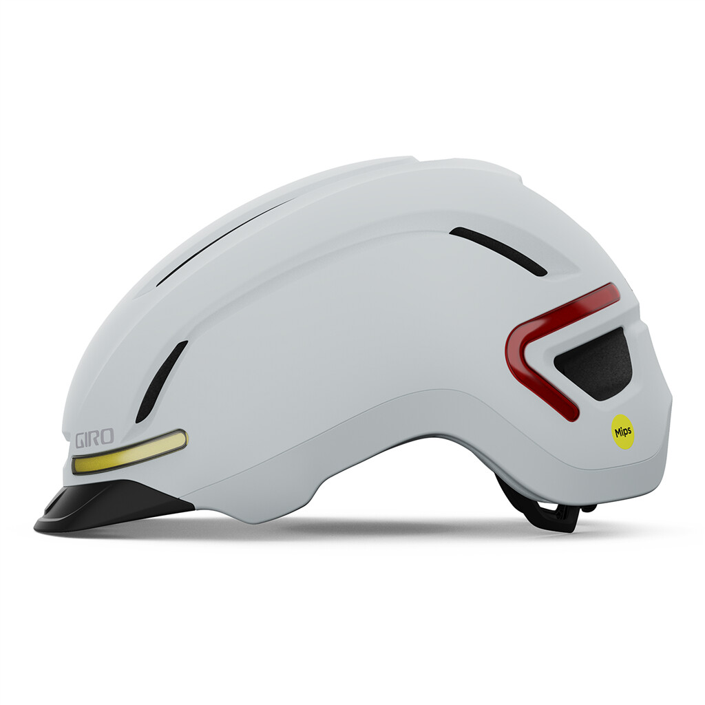 Giro Cycling - Ethos LED MIPS Helmet - matte chalk