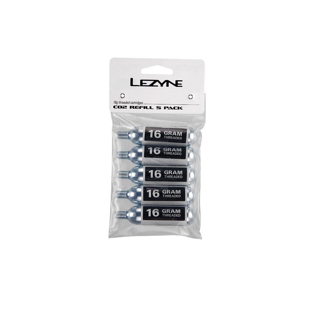 Lezyne - 16G CO2 5 Pack - silver