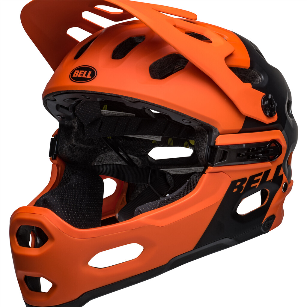 Bell - Super 3R MIPS Helmet - matte orange/black