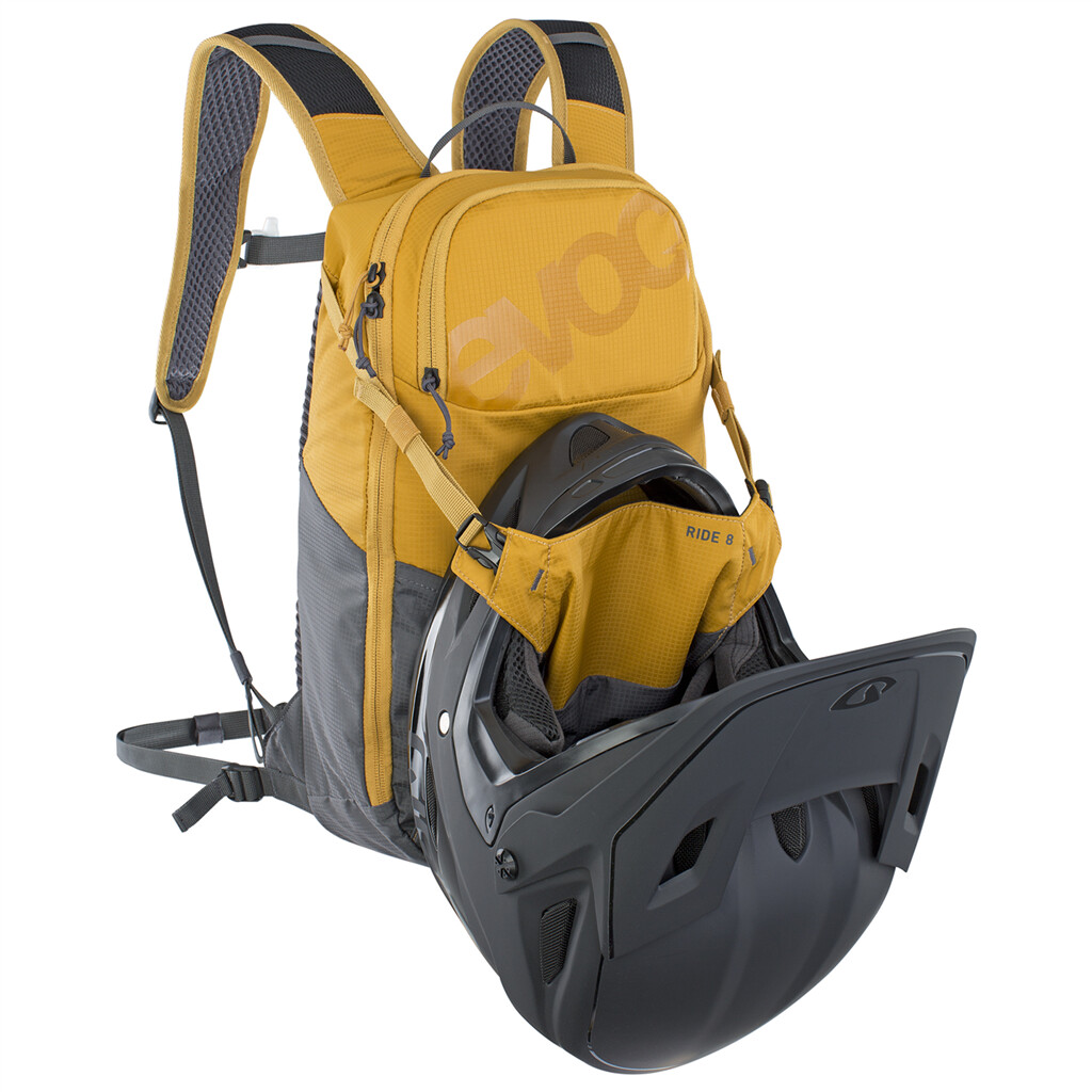 Evoc - Ride 8L + 2L Bladder Backpack - loam/carbon grey