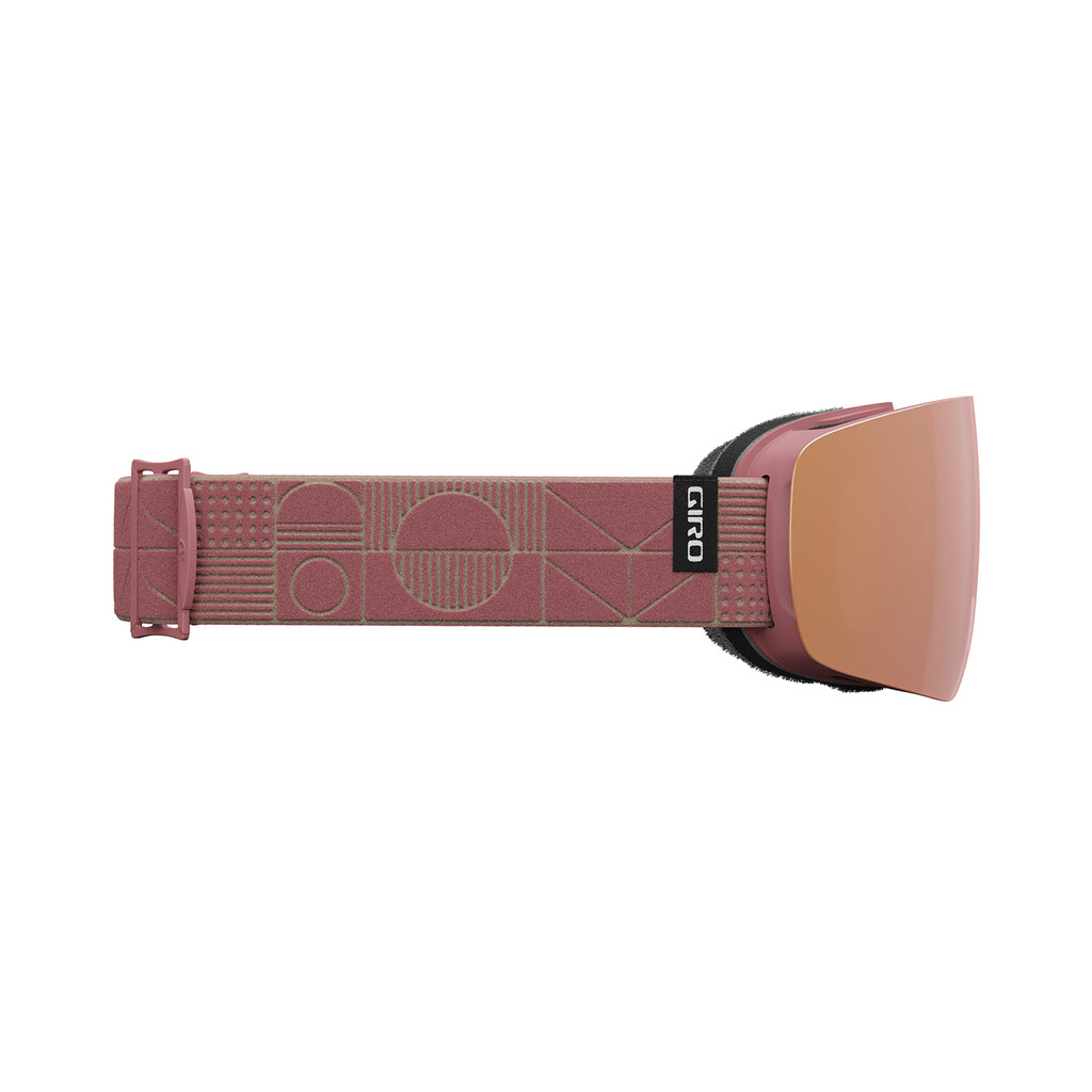 Giro Eyewear - Contour RS W Vivid Goggle - rosé linocut;vivid rose gold S2;+S1 - one size