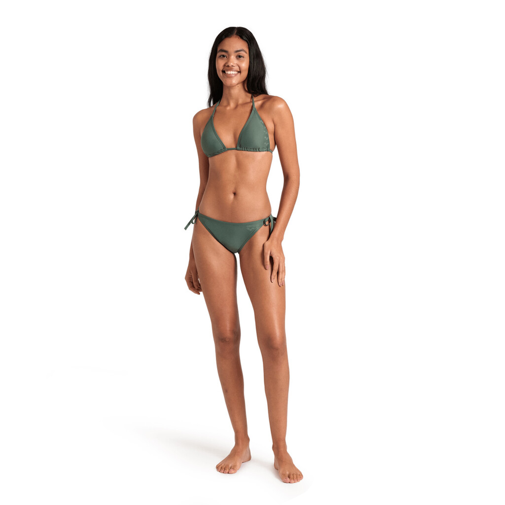 Arena - W Arena Team Stripe String Bikini Triangle - sage