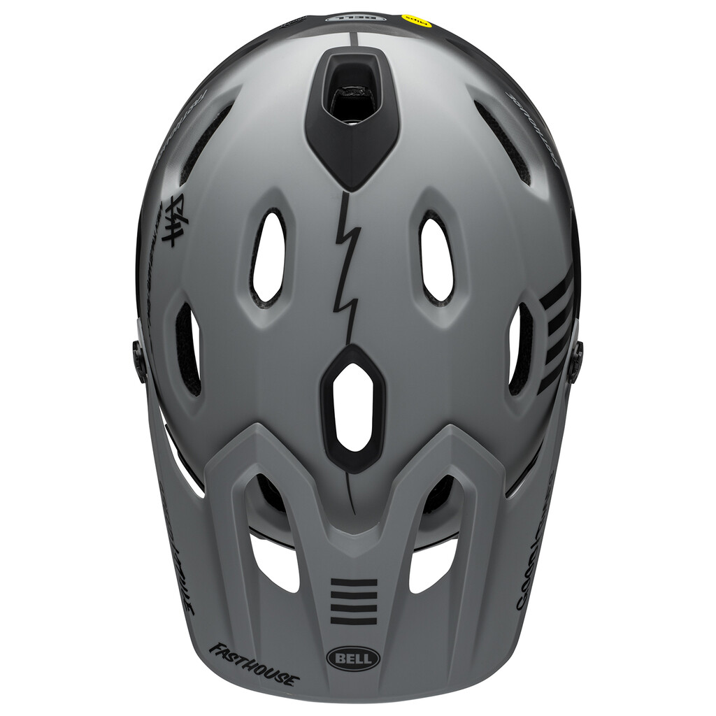 Bell - Super DH Spherical MIPS Helmet - matte gray/black fasthouse