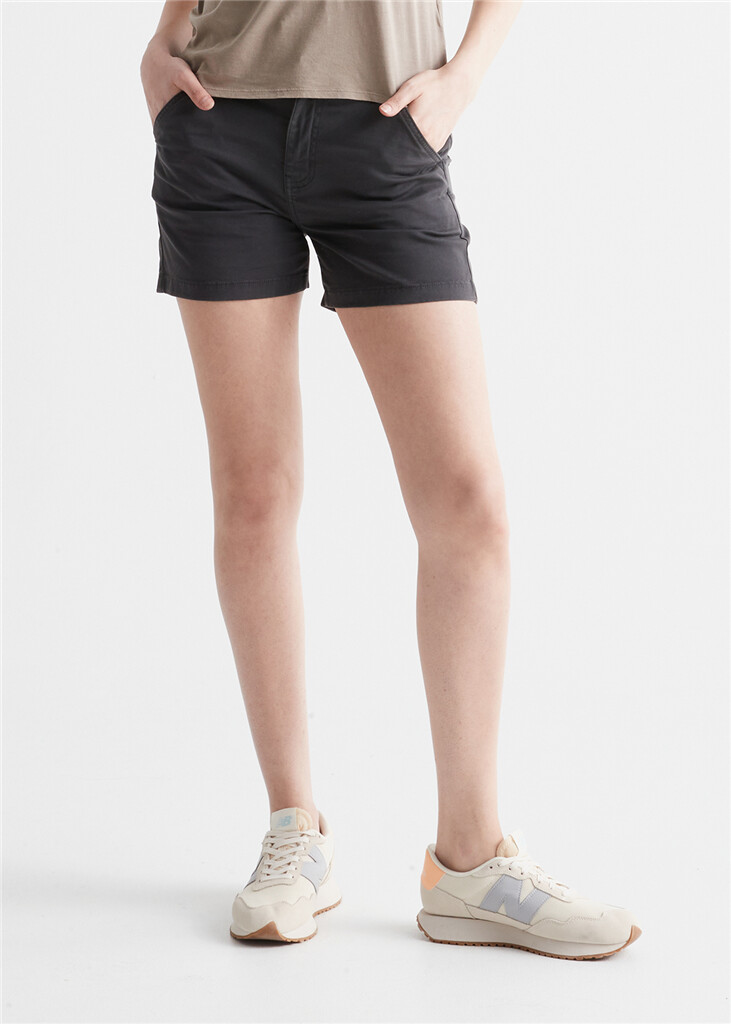 DU/ER - W Live Free Utility Short - 5 inch - charcoal