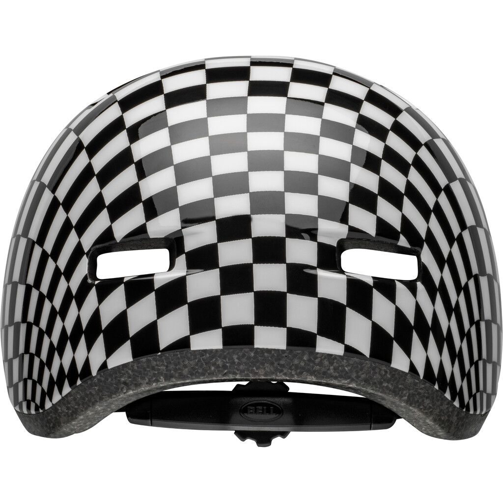 Bell - Lil Ripper Helmet - gloss black/white checkers