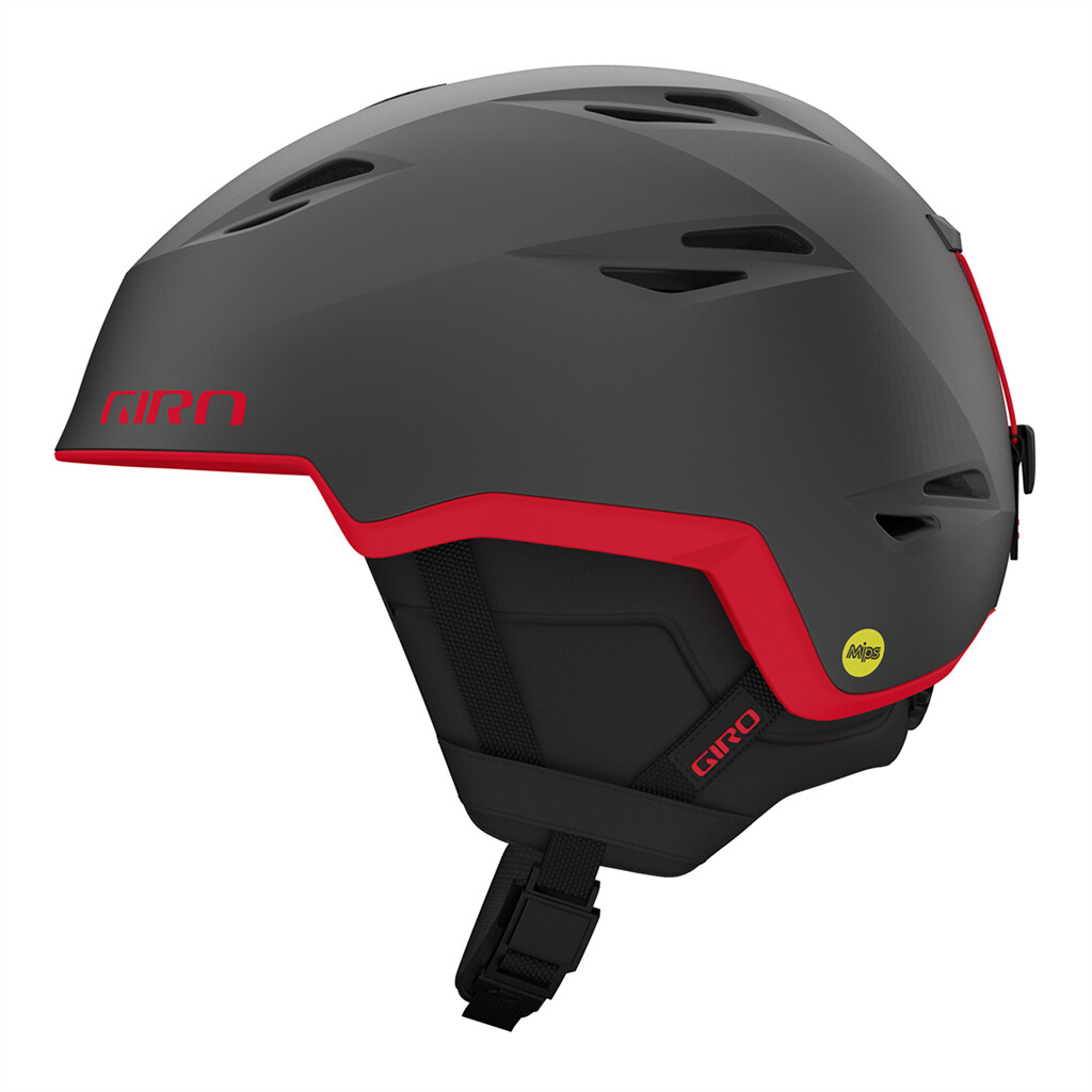 Giro Snow - Grid Spherical MIPS Helmet - matte graphite/red