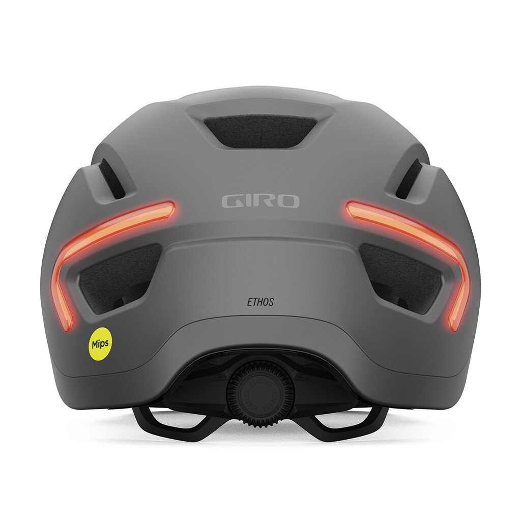 Giro Cycling - Ethos LED Shield MIPS Helmet - matte graphite