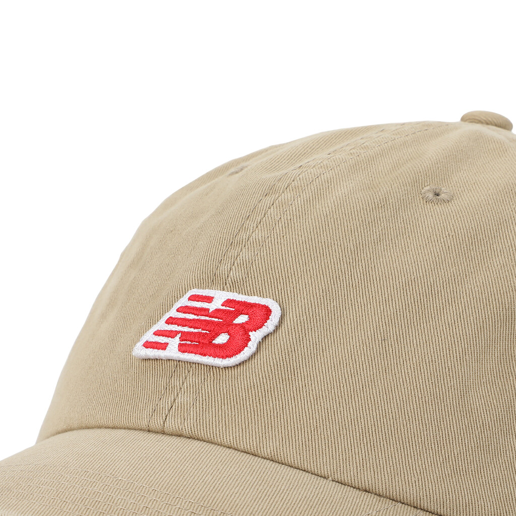 New Balance - 6 Panel NB Patch Logo Hat - stoneware