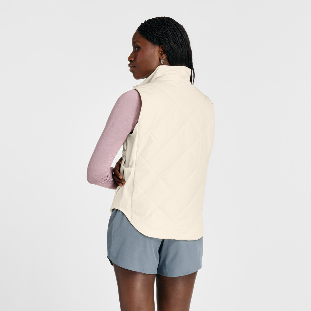 New Balance - W Quilted Vest - linen