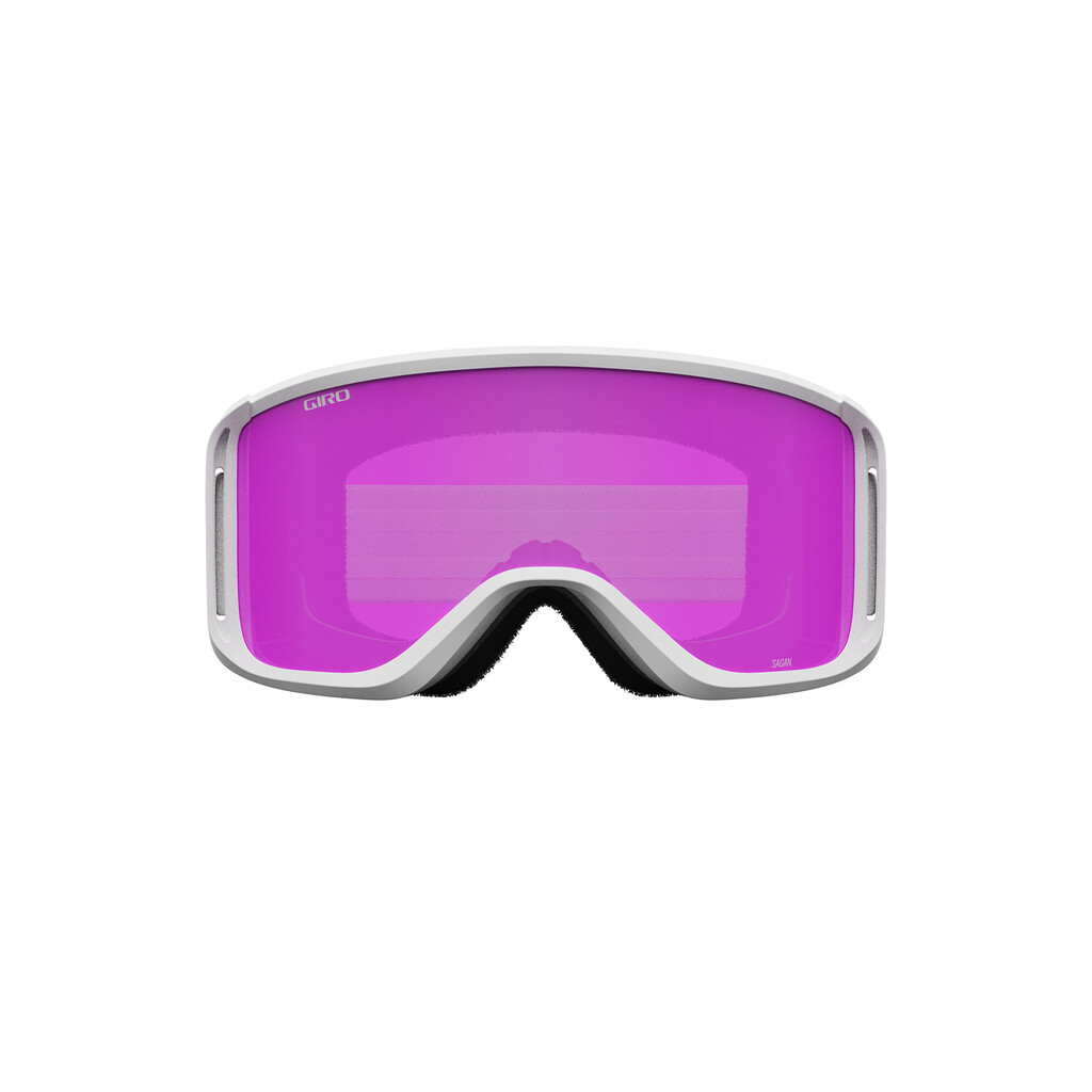 Giro Eyewear - Sagen Goggle - white wordmark;amber pink S2;+S0