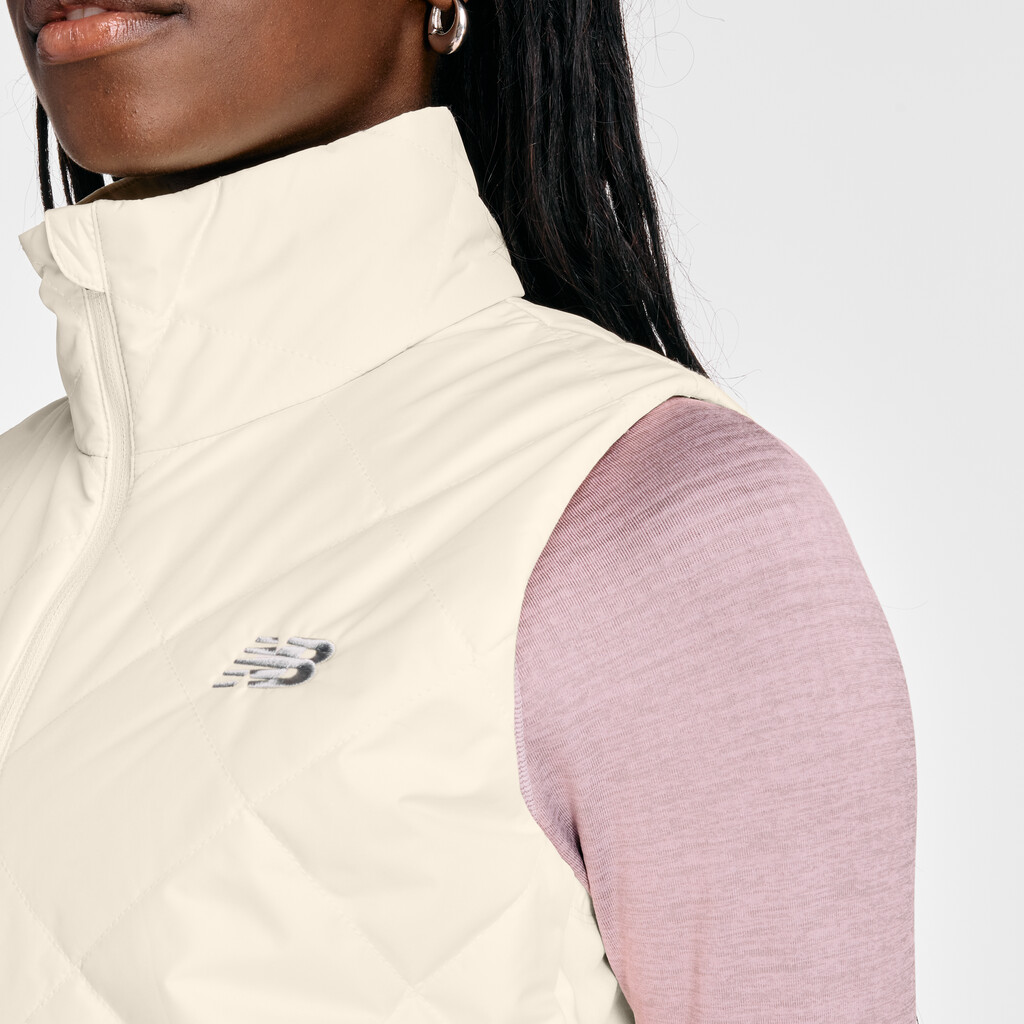 New Balance - W Quilted Vest - linen