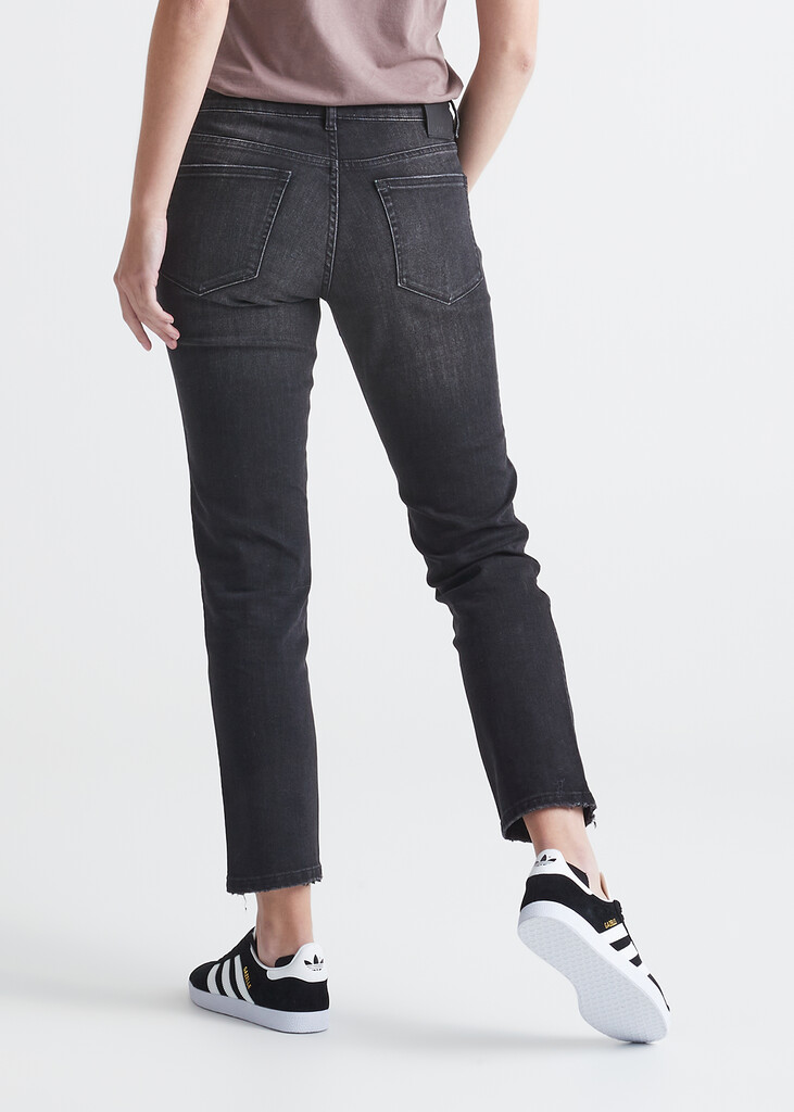 DU/ER - W Performance Denim Girlfriend Jean - Vintage Black - vintage black