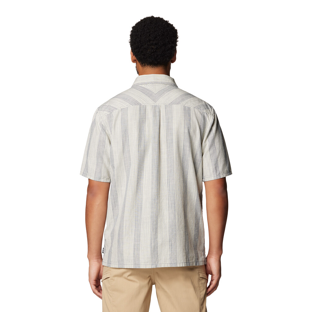 Mountain Hardwear - M Cottonwood™ Camp Lite Short Sleeve Shirt - moon blue strata stripe 430