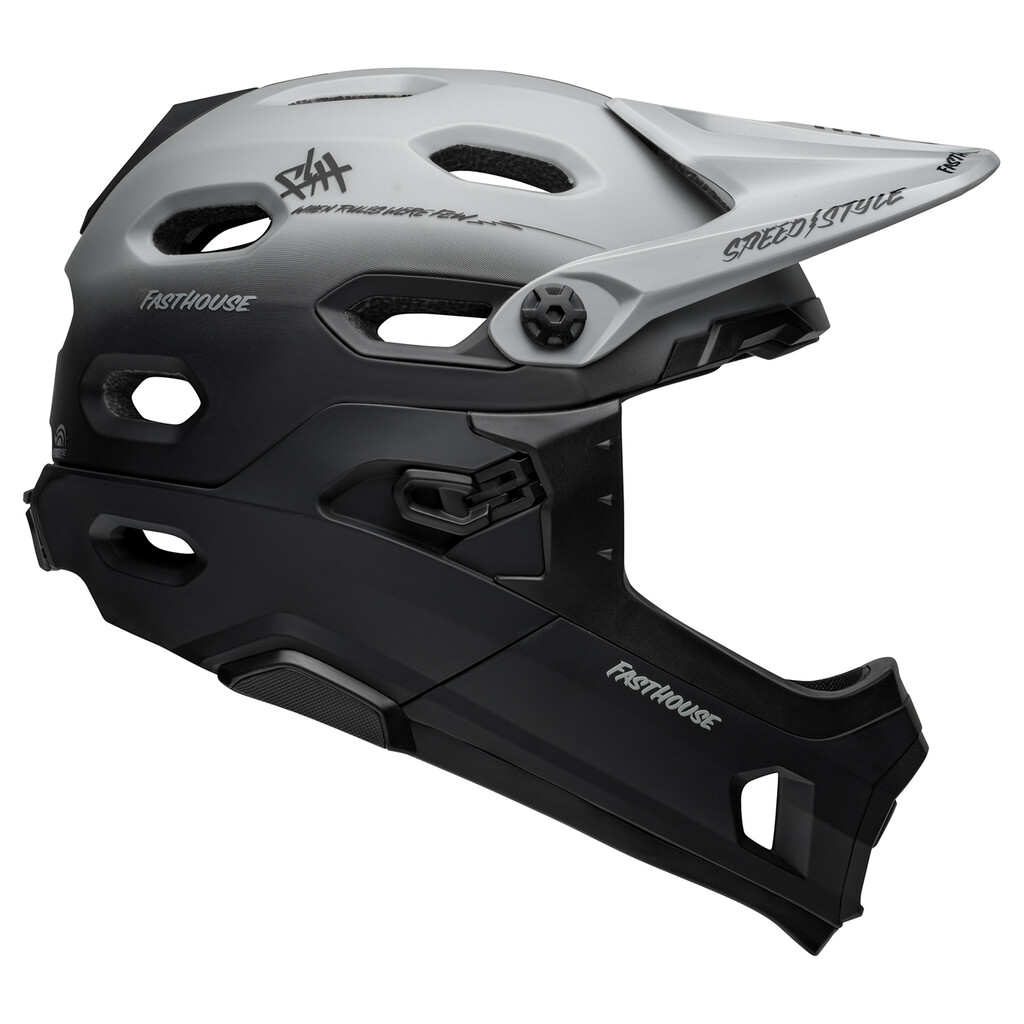 Bell - Super DH Spherical MIPS Helmet - matte gray/black fasthouse