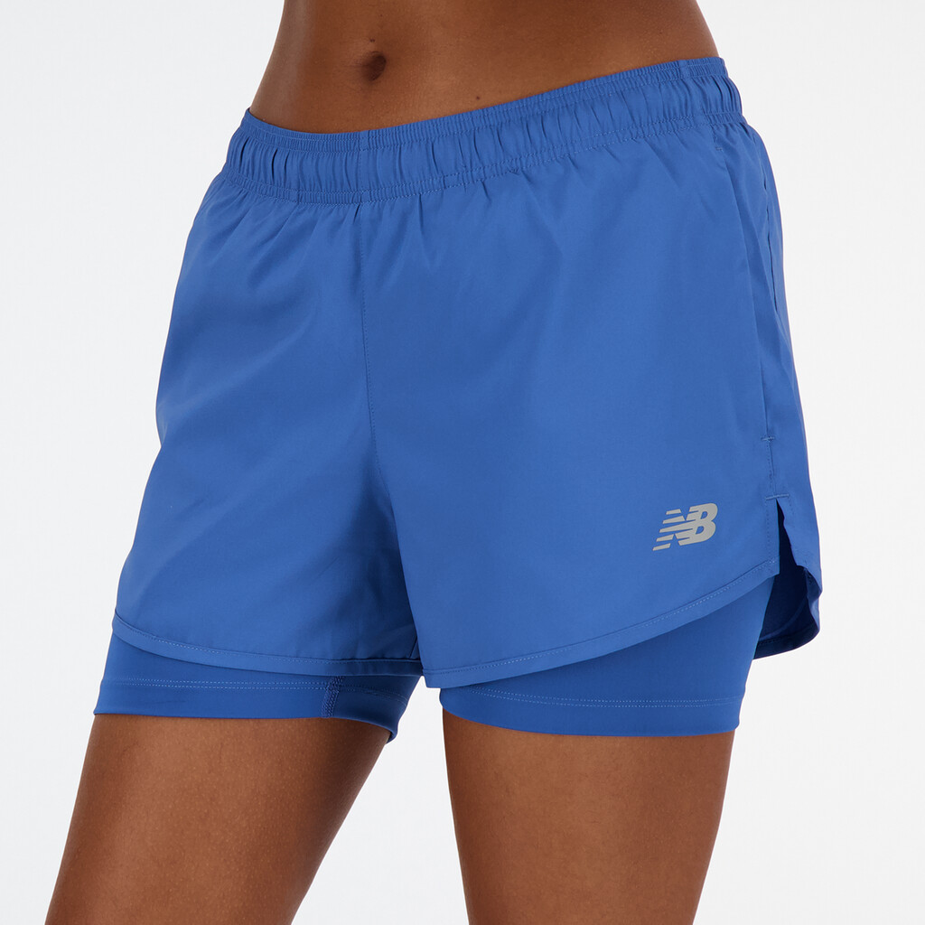 New Balance - W Sport Essentials 2 In 1 Short 3 Inch - blue agate